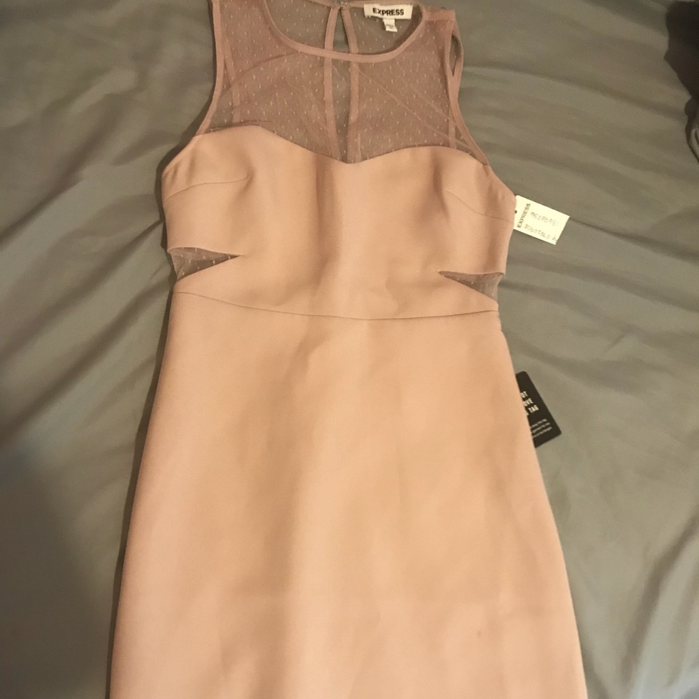 Light pink express dress